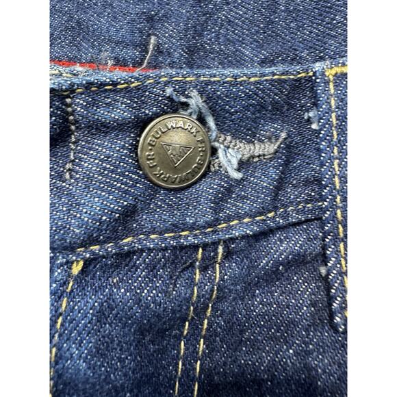 Bulwark FR Jeans Workwear Denim Arc Rating 21 ATPV HRC 2 Heavy Duty SZ 32x32 NWT - Picture 3 of 12